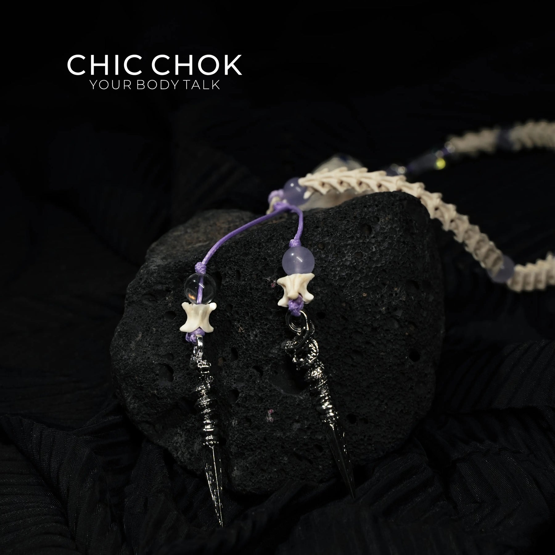 Violet Crown Serpent Bracelet