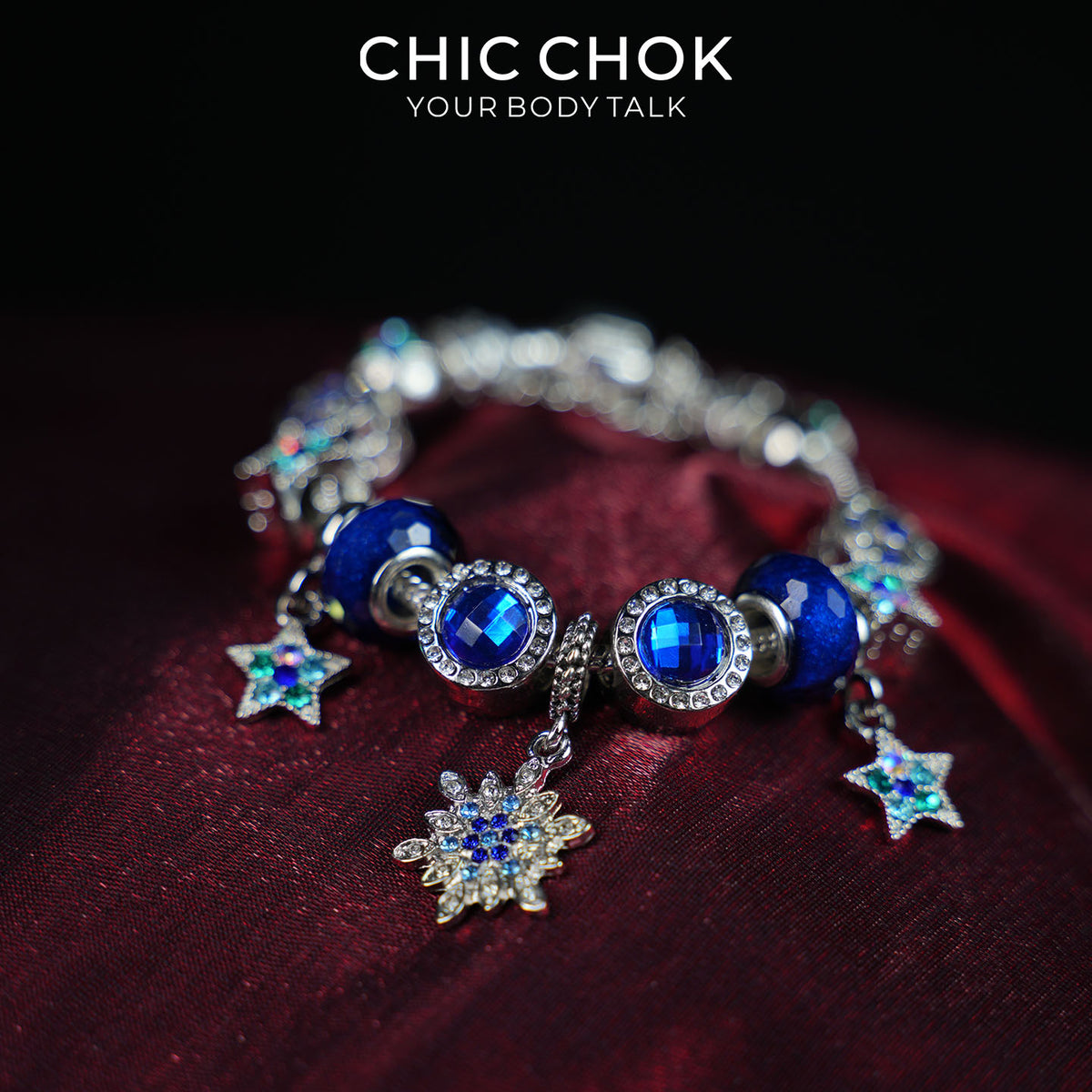 CHICCHOK Zodiac Fortune Beads Bracelet | Handcrafted Celestial Luxury Crystal Charm | Gothic Witchcore Astral Star Tarot Manifestation Jewelry