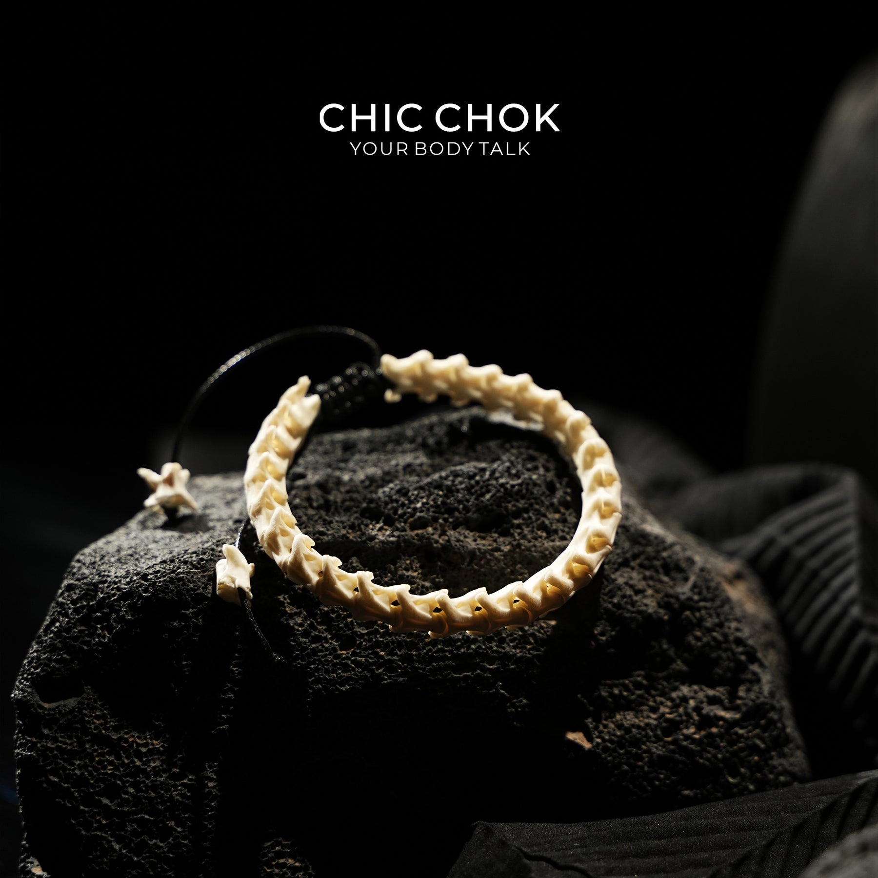 Snake Bone Bracelet Short