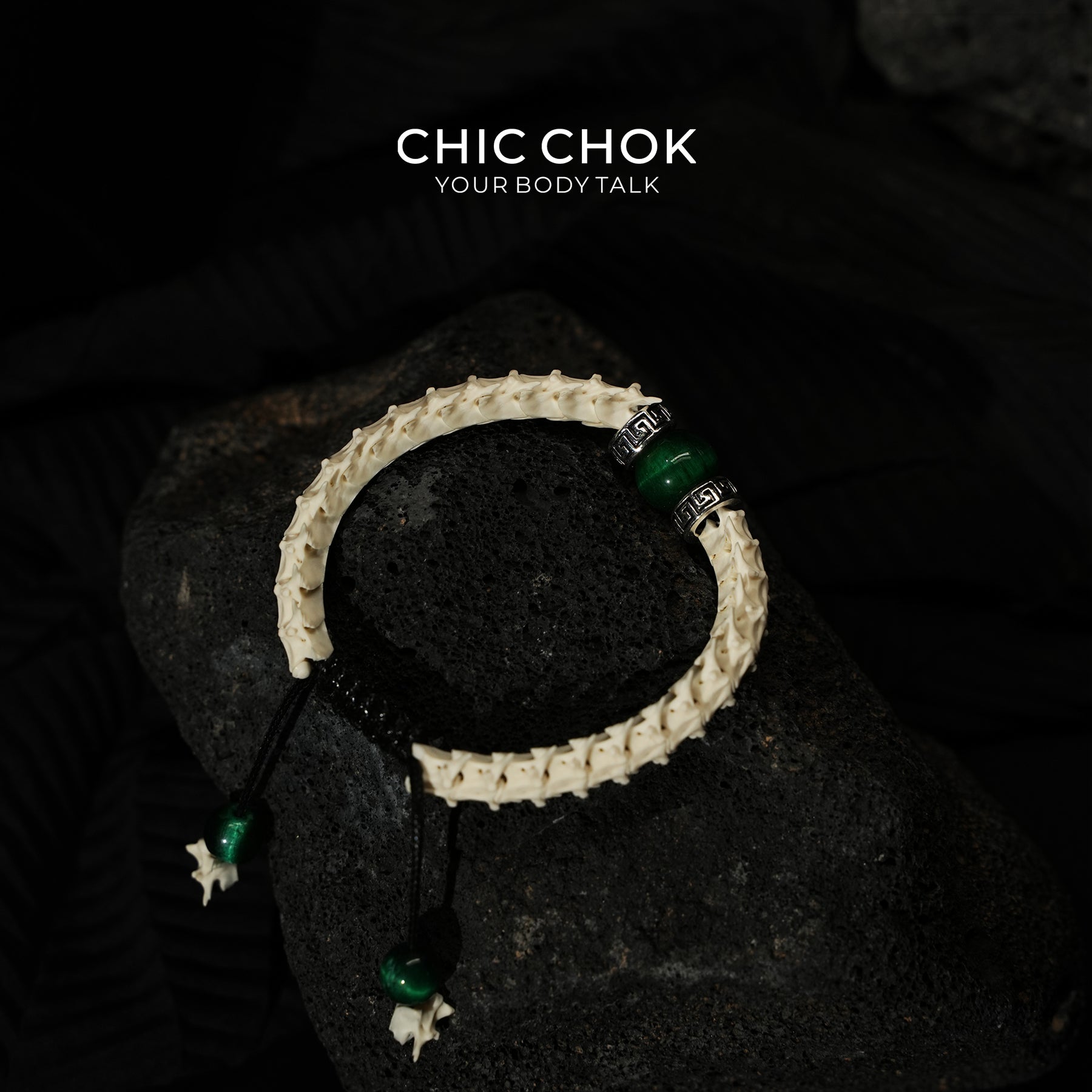 Snake Bone Bracelet Short