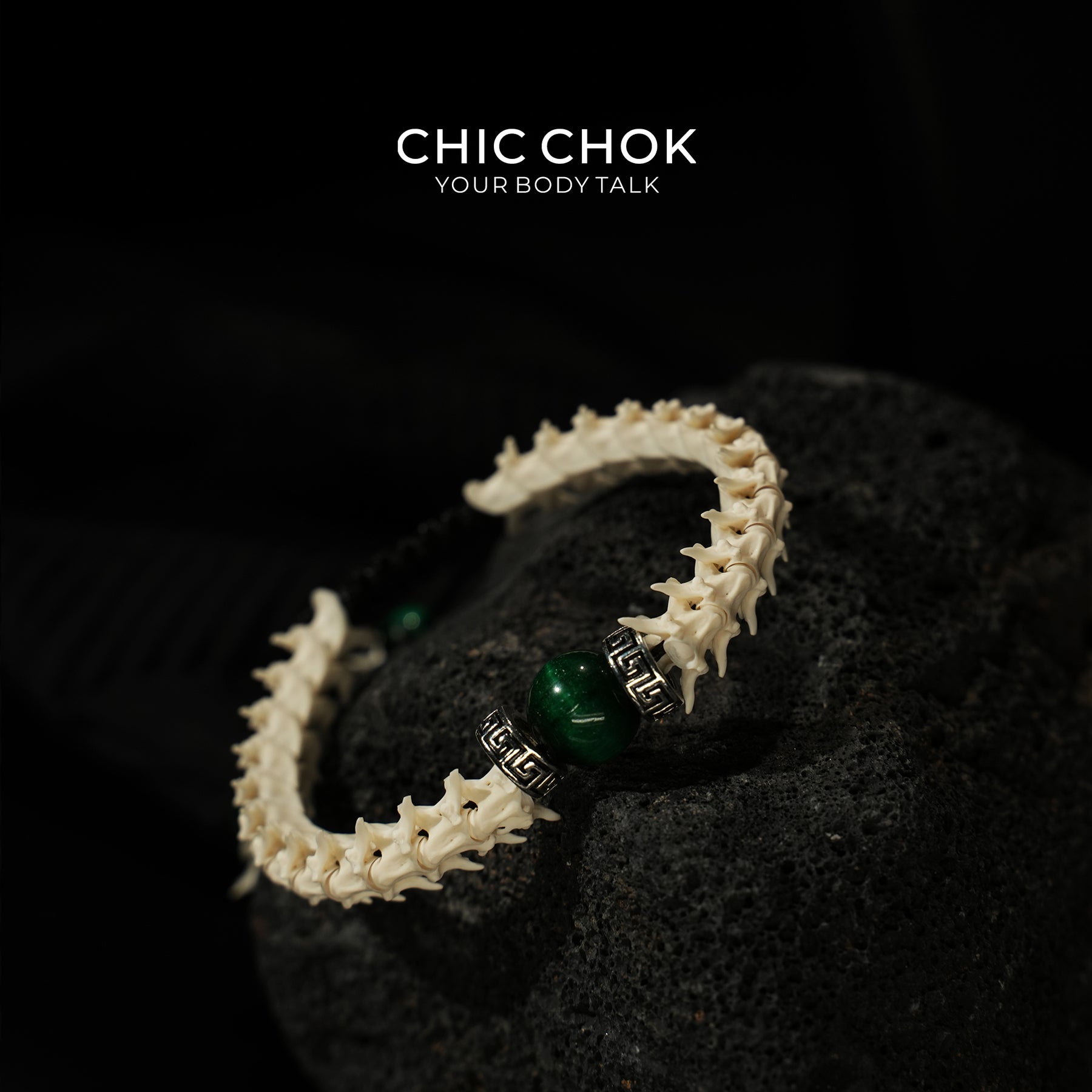 Snake Bone Bracelet Short