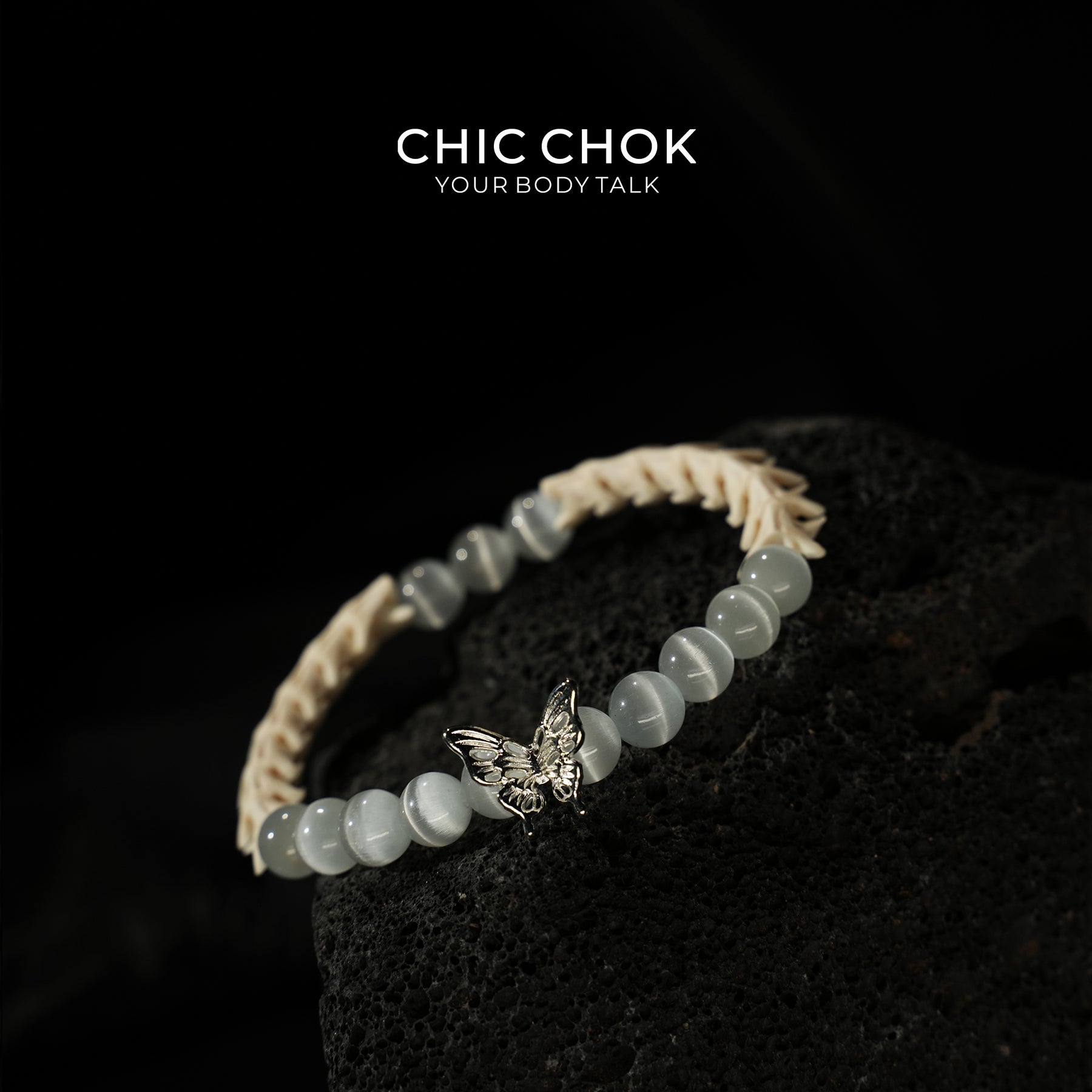 Snake Bone Bracelet Short