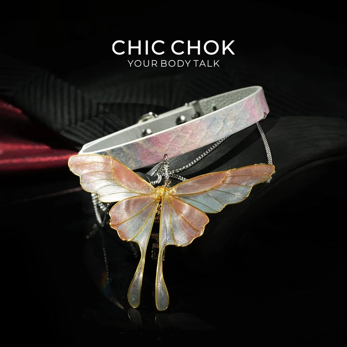 CHIC CHOK Rainbow Butterfly - CHICCHOK - Choker