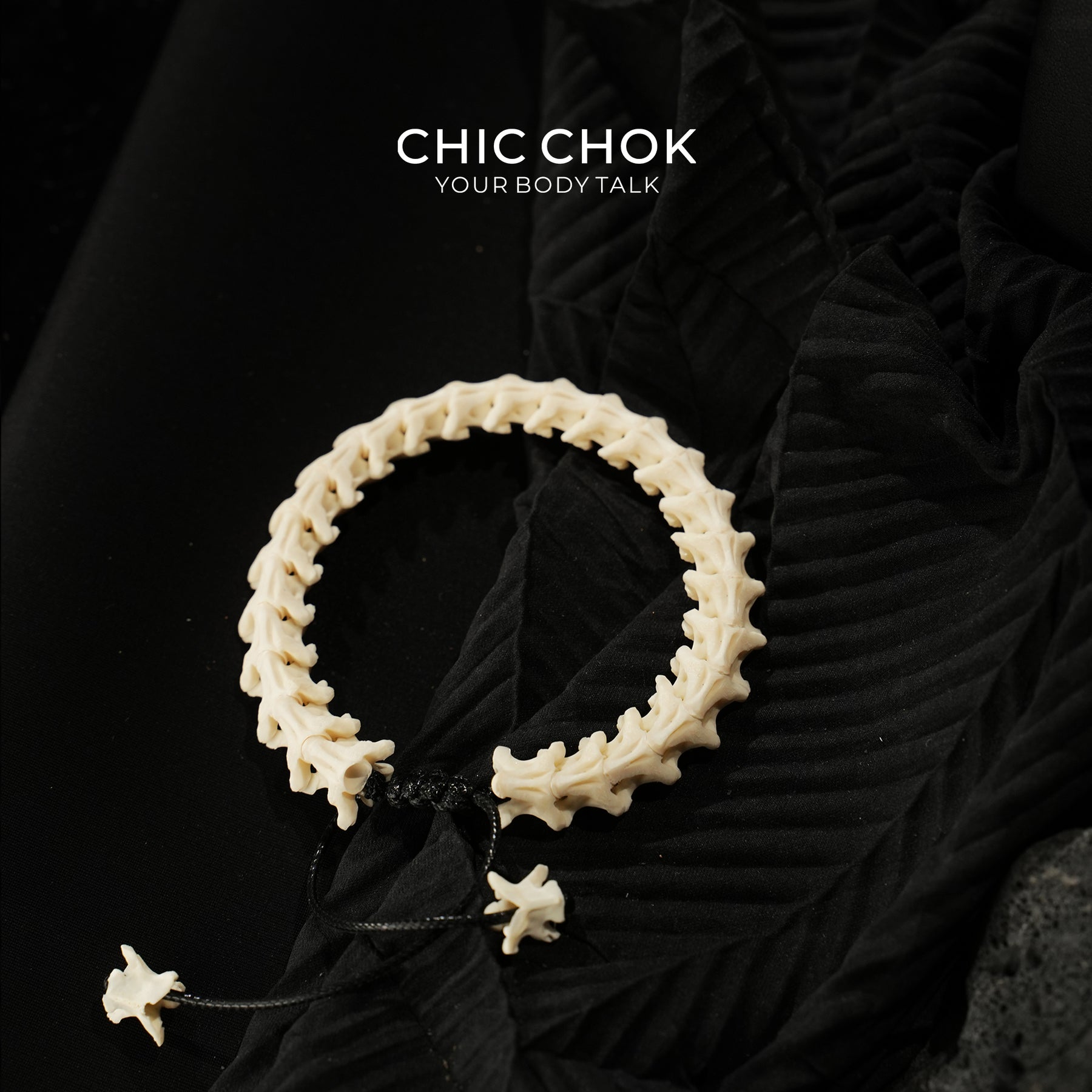 Snake Bone Bracelet Short