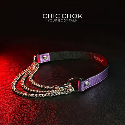 CHICCHOK [Breathless] Pulling Fashion and Fun Choker(Purple)