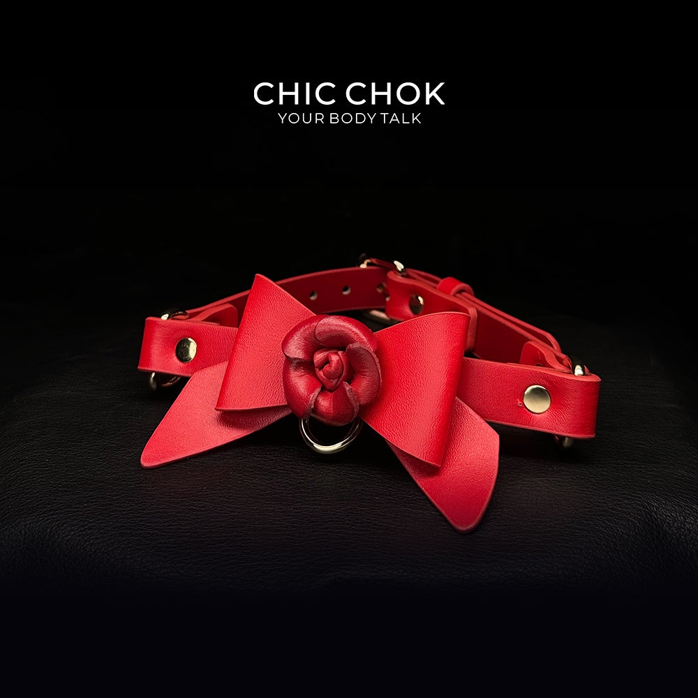 Every detail of the CHIC CHOK Rose Bow Tie Choker is meticulously designed and handcrafted with artistry. The bow’s fluid lines and the rose’s delicate textures capture the essence of femininity and elegance.