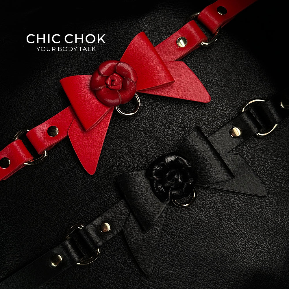 Every detail of the CHIC CHOK Rose Bow Tie Choker is meticulously designed and handcrafted with artistry. The bow’s fluid lines and the rose’s delicate textures capture the essence of femininity and elegance.