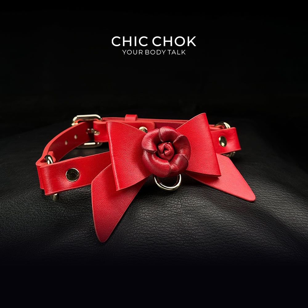 Every detail of the CHIC CHOK Rose Bow Tie Choker is meticulously designed and handcrafted with artistry. The bow’s fluid lines and the rose’s delicate textures capture the essence of femininity and elegance.