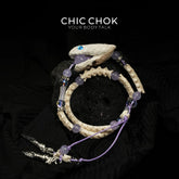 Violet Crown Serpent Bracelet