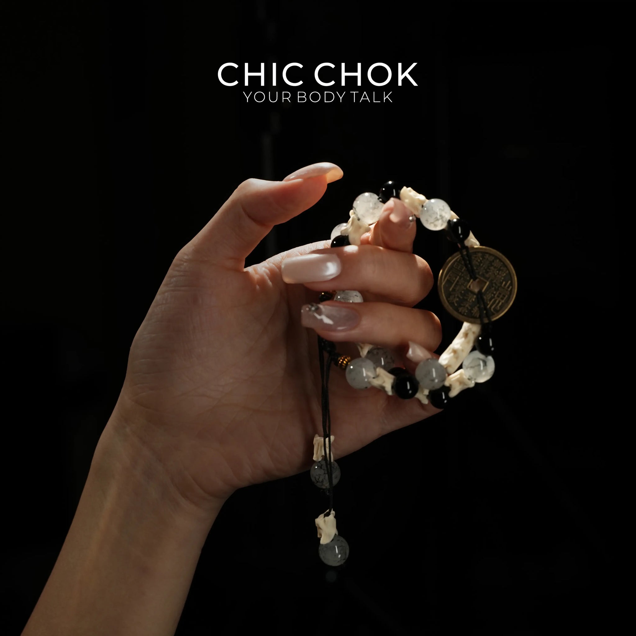 CHIC CHOK | Blue Jade Mystic Hexagram: Oriental Arcane Symbols in the Dark Night