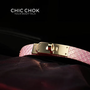 CHICCHOK - Kelly buckle Dimple Choker