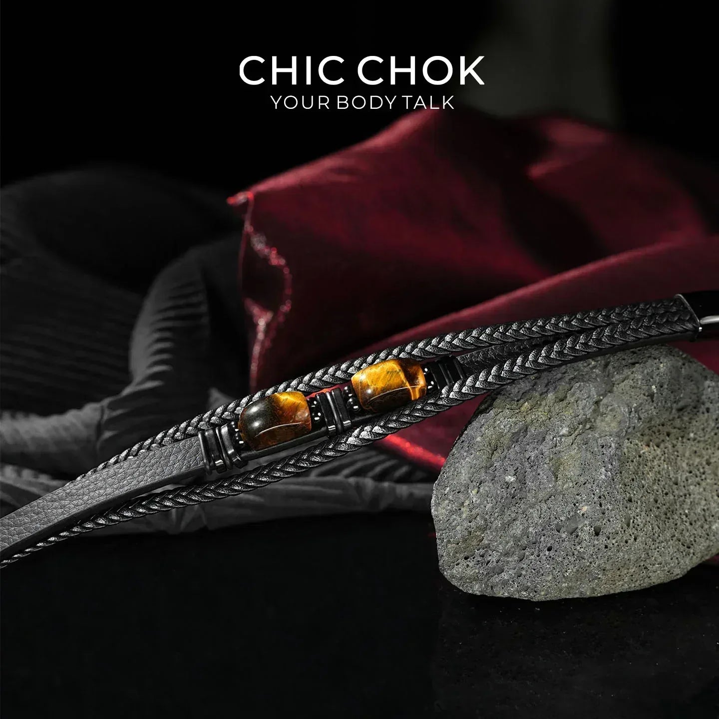 Tiger Eye Guardian - CHICCHOK - Bracelet, Crystal Bracelet