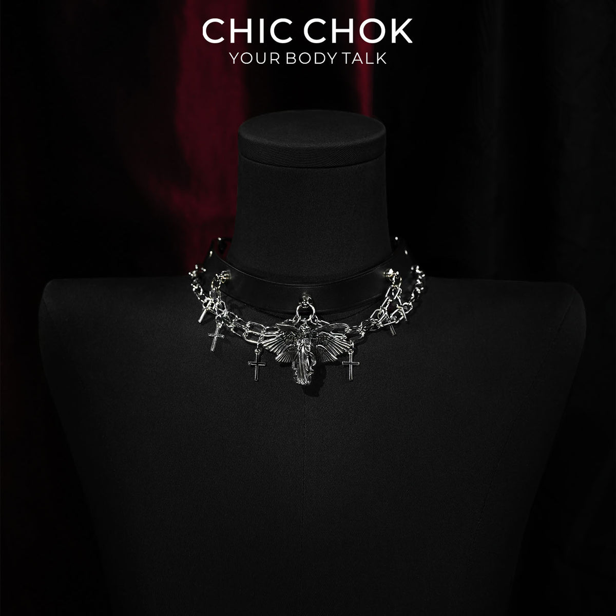 Seraphic Blaze Choker Necklace