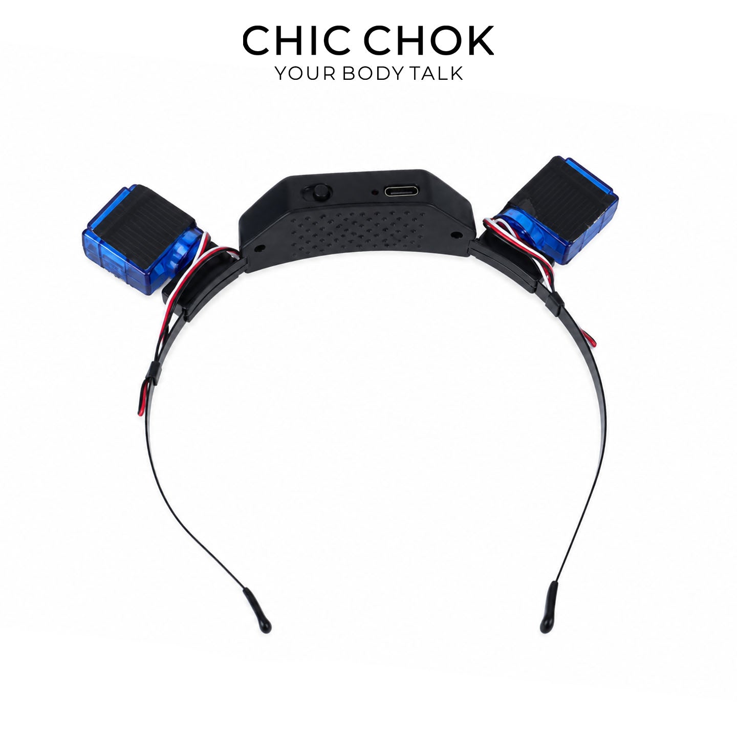 CHICCHOK Pink Haze Animatronic Neko Ears | Moving Plush Cat Ear Headband | Pastel Goth Cyber Cosplay Accessory