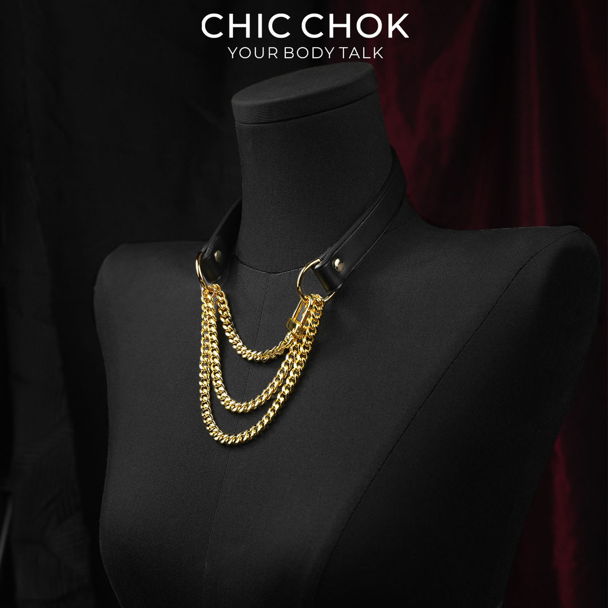 CHICCHOK [Breathless] Pulling Fashion and Fun Choker Ordinary