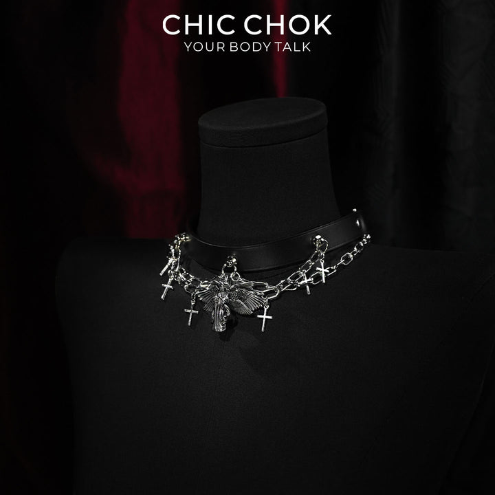 Seraphic Blaze Choker Necklace