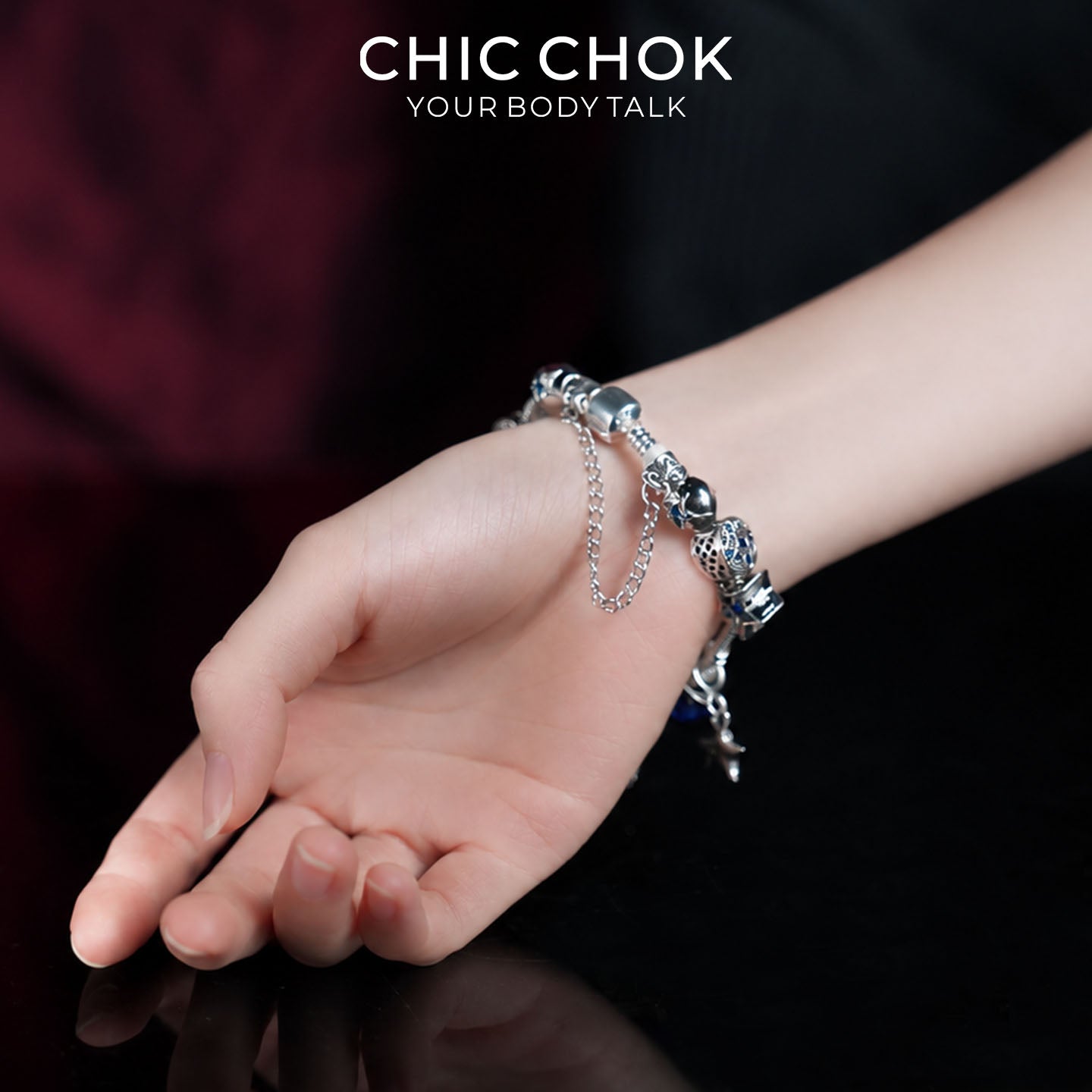 CHICCHOK Zodiac Fortune Beads Bracelet | Handcrafted Celestial Luxury Crystal Charm | Gothic Witchcore Astral Star Tarot Manifestation Jewelry