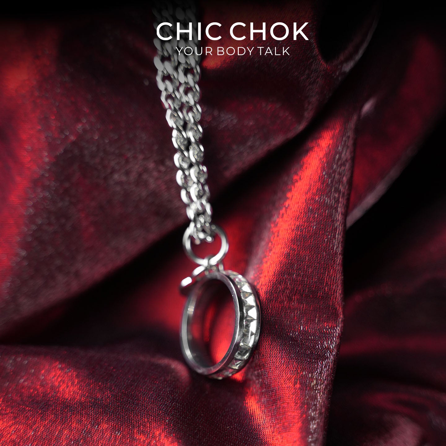 CHICCHOK Original Fingertip Shackle: Interactive Chain Ring - High-Quality Stainless Steel Darkwear Jewelry
