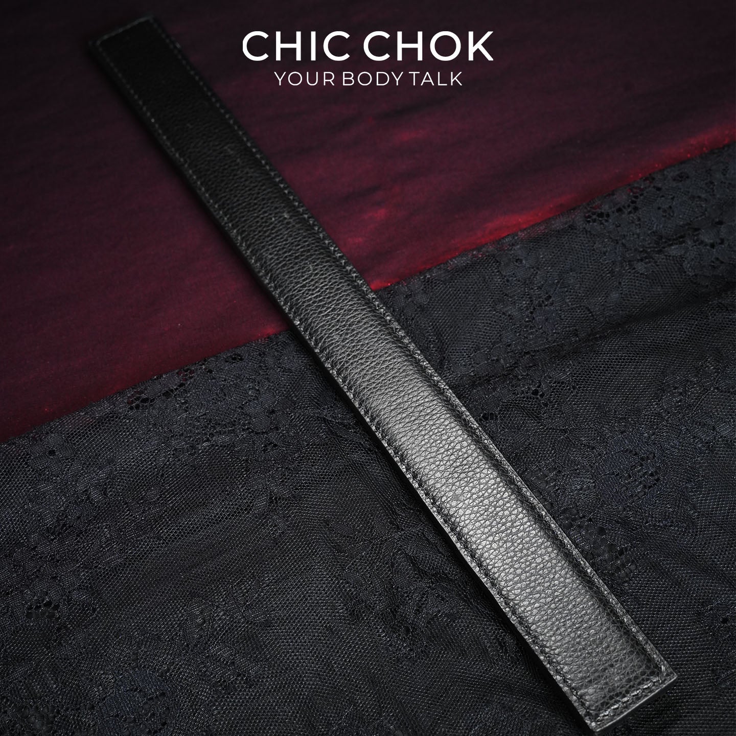 CHICCHOK Obsidian Spine Genuine Crocodile Leather Paddle | Luxury Exotic Crocodile Skin Spanker | Dark Erotica Gothic Fetish Bondage Toy
