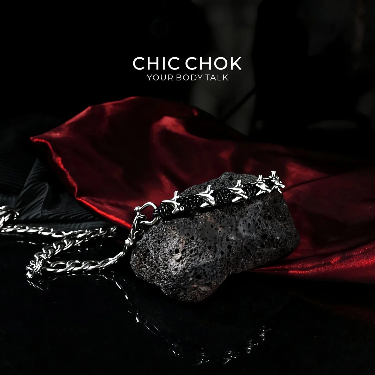 CHICCHOK [Dragon Shard] Leathersteel Pants Chain - CHICCHOK