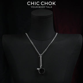 CHICCHOK Original Fingertip Shackle: Interactive Chain Ring - High-Quality Stainless Steel Darkwear Jewelry