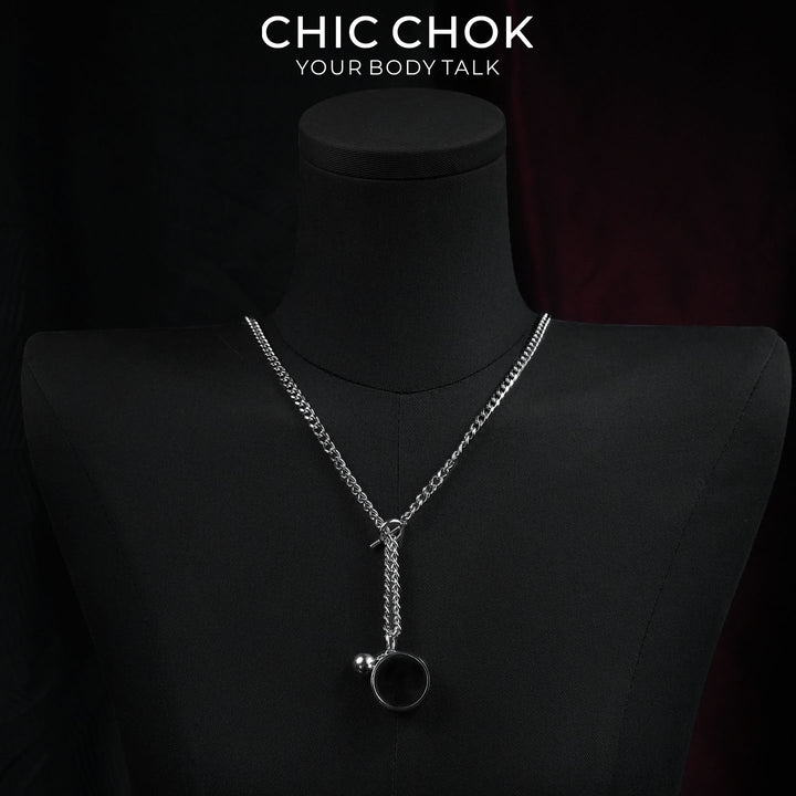 CHICCHOK Original Fingertip Shackle: Interactive Chain Ring - High-Quality Stainless Steel Darkwear Jewelry