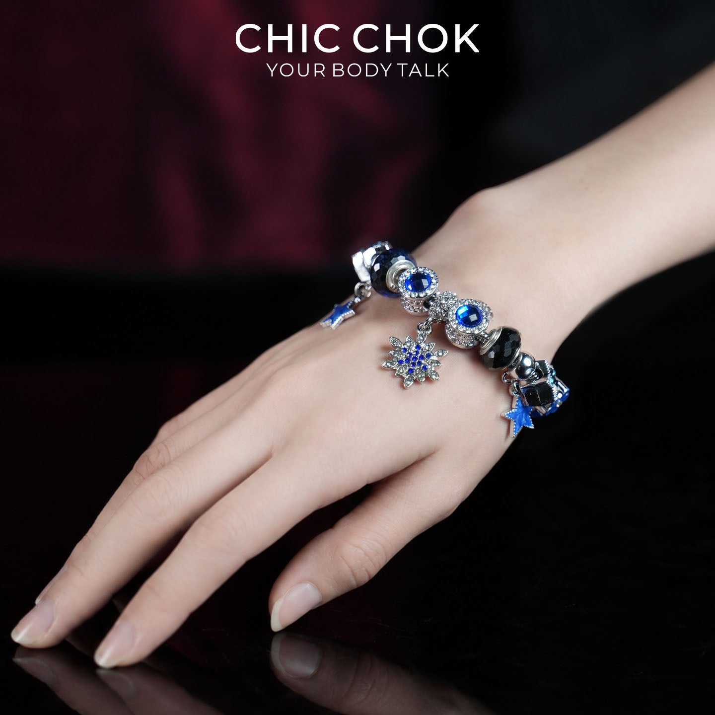CHICCHOK Zodiac Fortune Beads Bracelet | Handcrafted Celestial Luxury Crystal Charm | Gothic Witchcore Astral Star Tarot Manifestation Jewelry