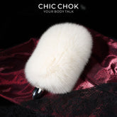 CHICCHOK Sonic Animatronic Real Fox Tail | Coda furry cosplay mobile attivata dal suono | Gioco fetish sensoriale di lusso in acciaio inox 316L