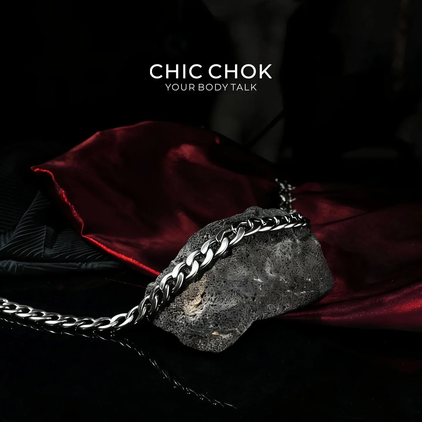 CHICCHOK [Dragon Shard] Leathersteel Pants Chain - CHICCHOK