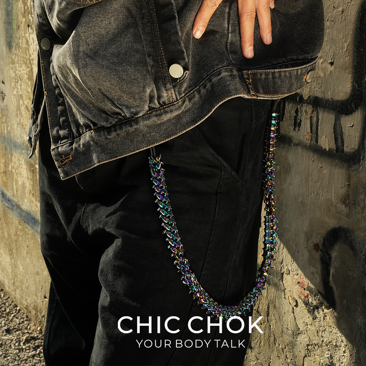 CHICCHOK Dragon Bone Pants Chain – Dazzling Color