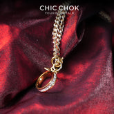 CHICCHOK Original Fingertip Shackle: Interactive Chain Ring - High-Quality Stainless Steel Darkwear Jewelry