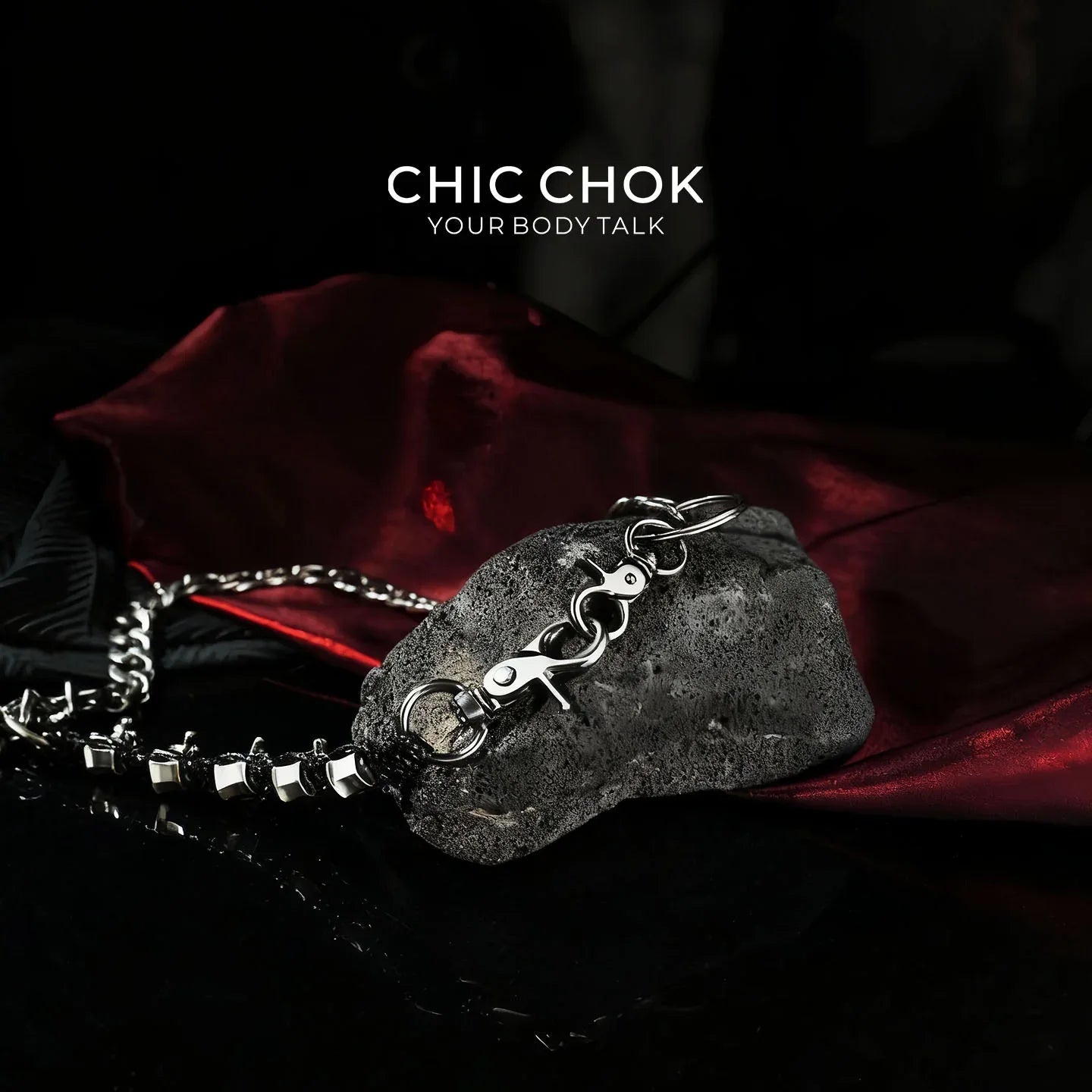 CHICCHOK [Dragon Shard] Leathersteel Pants Chain - CHICCHOK
