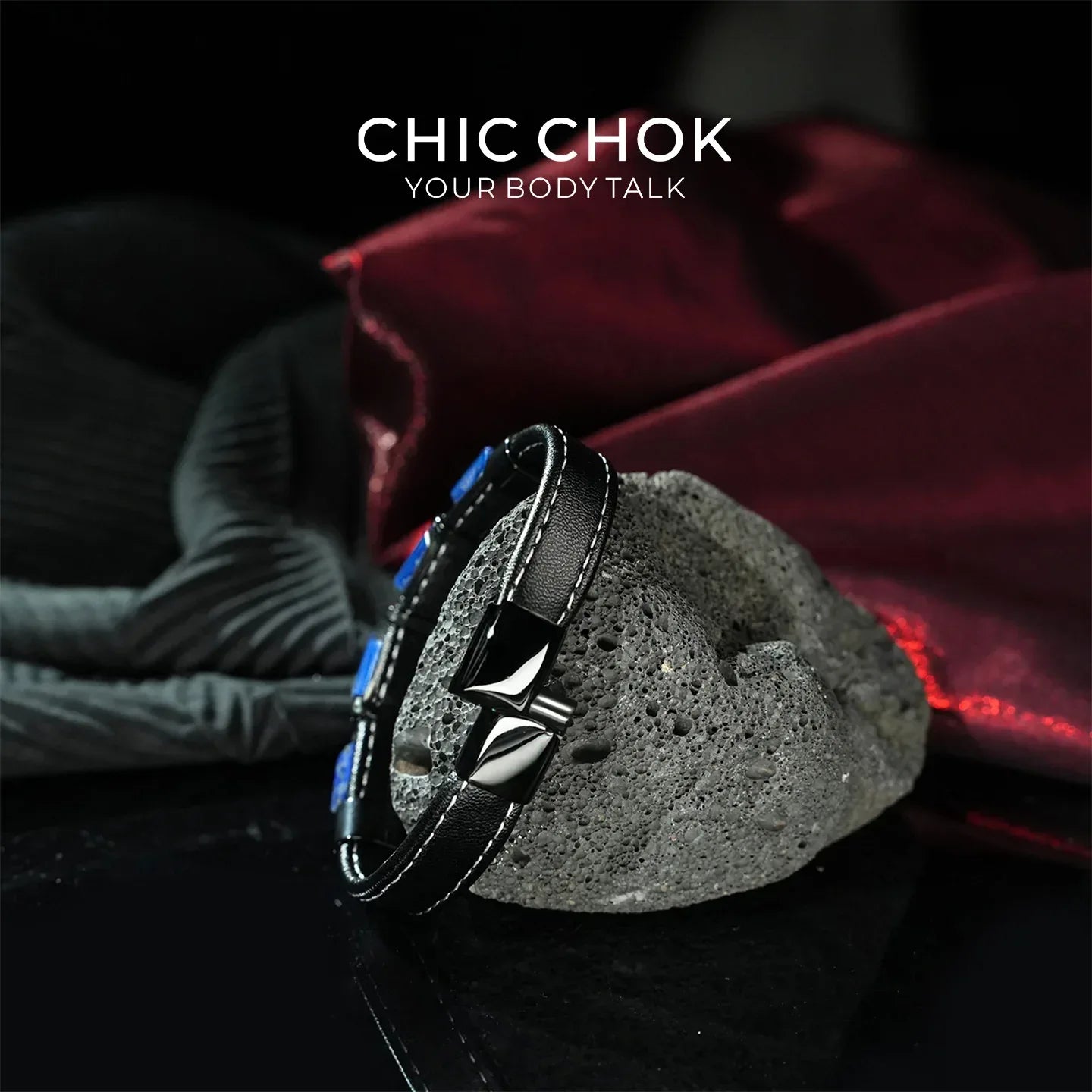 Blue Focus - CHICCHOK - Bracelet, Crystal Bracelet