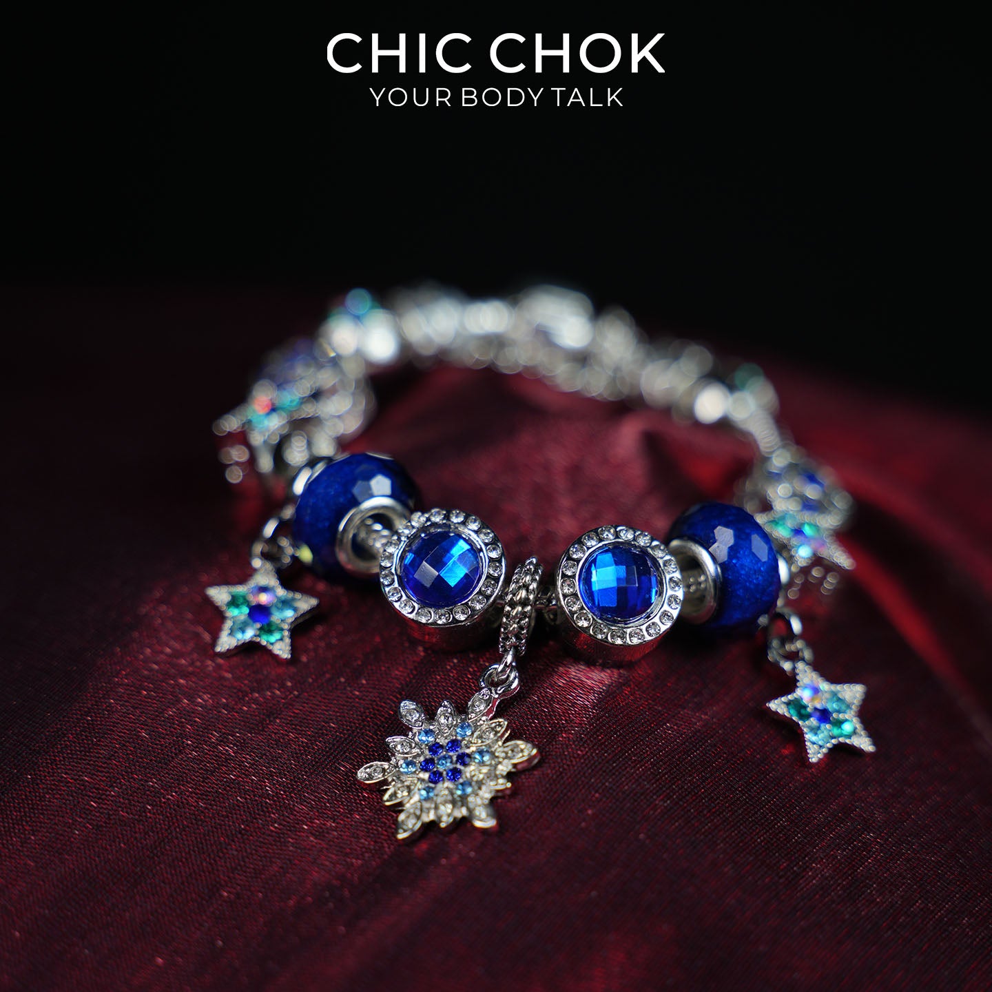 CHICCHOK Zodiac Fortune Beads Bracelet | Handcrafted Celestial Luxury Crystal Charm | Gothic Witchcore Astral Star Tarot Manifestation Jewelry