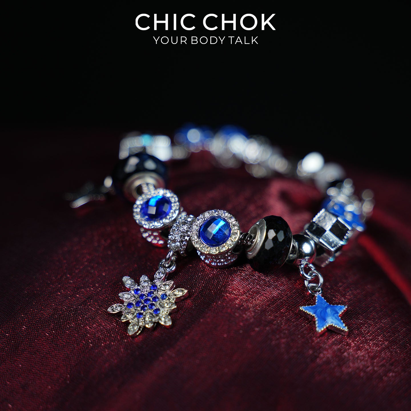 CHICCHOK Zodiac Fortune Beads Bracelet | Handcrafted Celestial Luxury Crystal Charm | Gothic Witchcore Astral Star Tarot Manifestation Jewelry