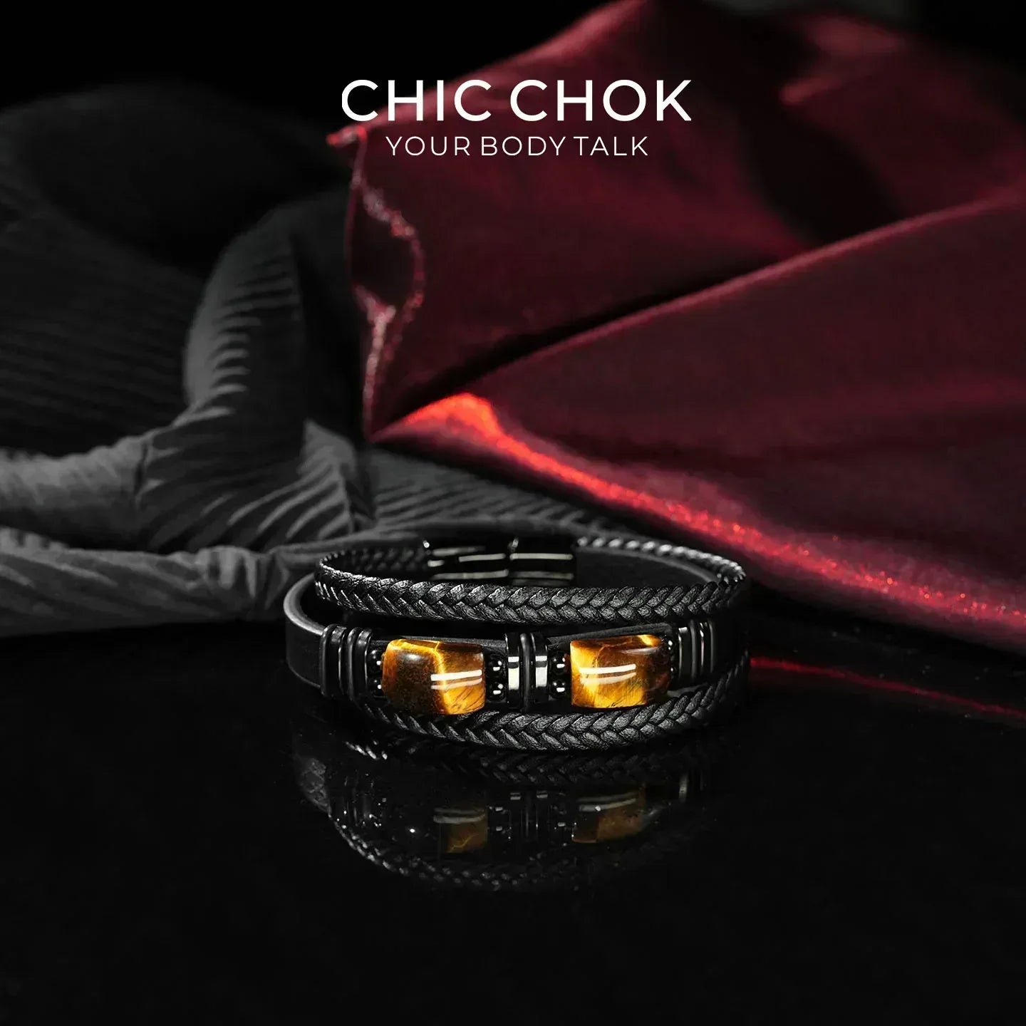 Tiger Eye Guardian - CHICCHOK - Bracelet, Crystal Bracelet