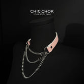 CHICCHOK [Breathless] Ras-du-cou rose, mode et jeu de traction