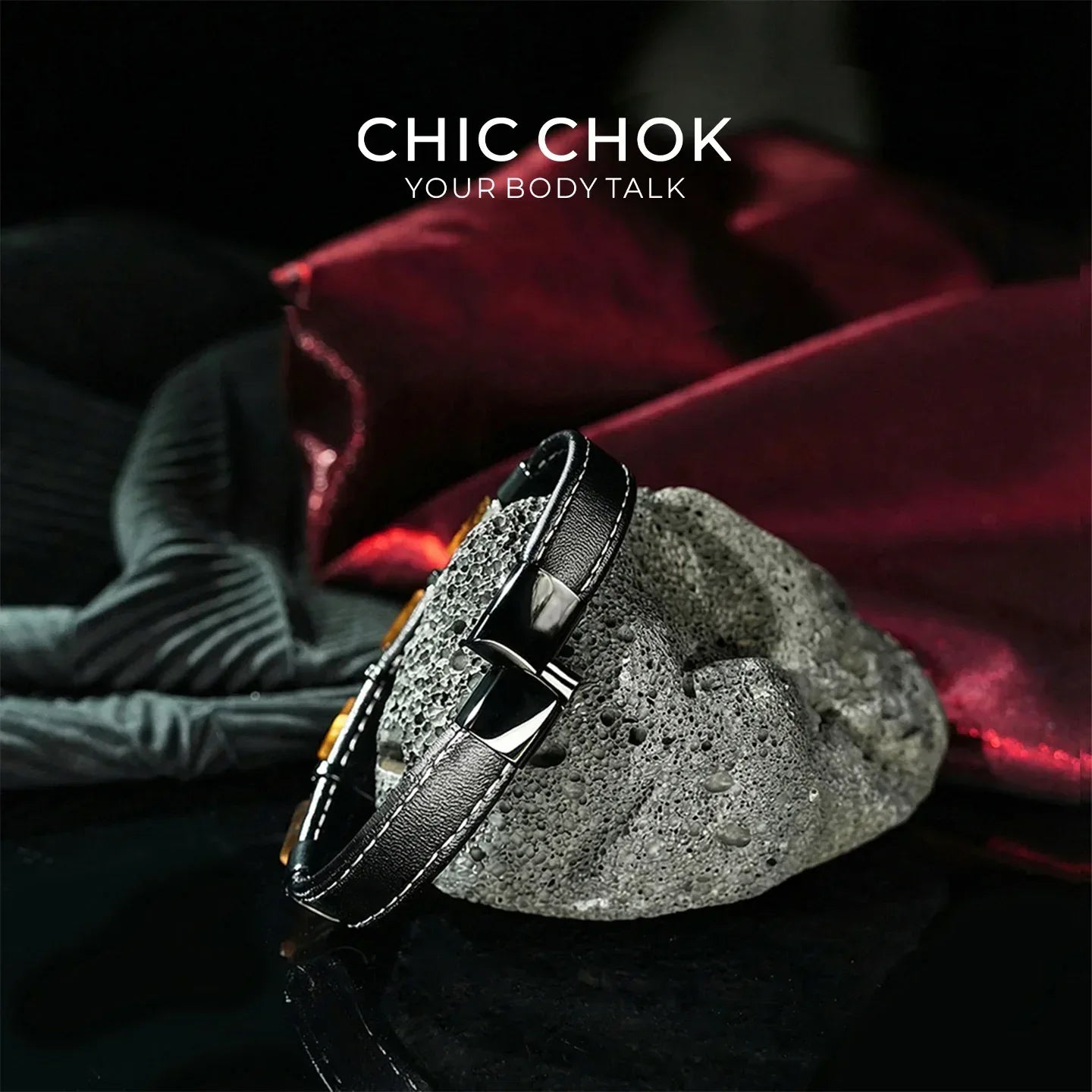 Golden Focus - CHICCHOK - Bracelet, Crystal Bracelet
