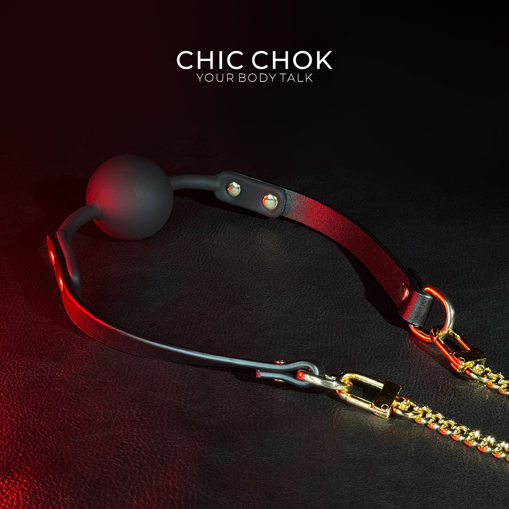 [CHICCHOK] PureSilk Silicone Gag – Gentle Bondage, Elegant Desire