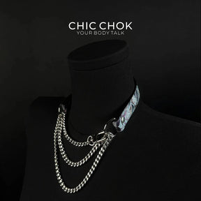 CHICCHOK [Breathless] Pulling Fashion and Fun Choker(Gasping Bloom)