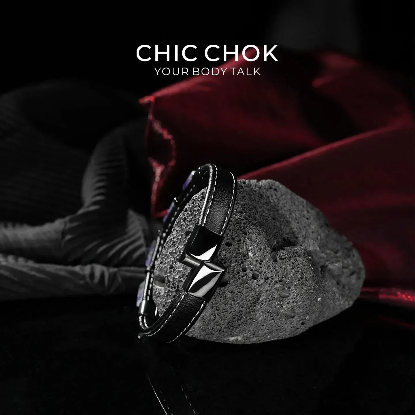 Midnight Amethyst - CHICCHOK - Bracelet, Crystal Bracelet