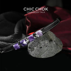 Midnight Amethyst - CHICCHOK - Bracelet, Crystal Bracelet