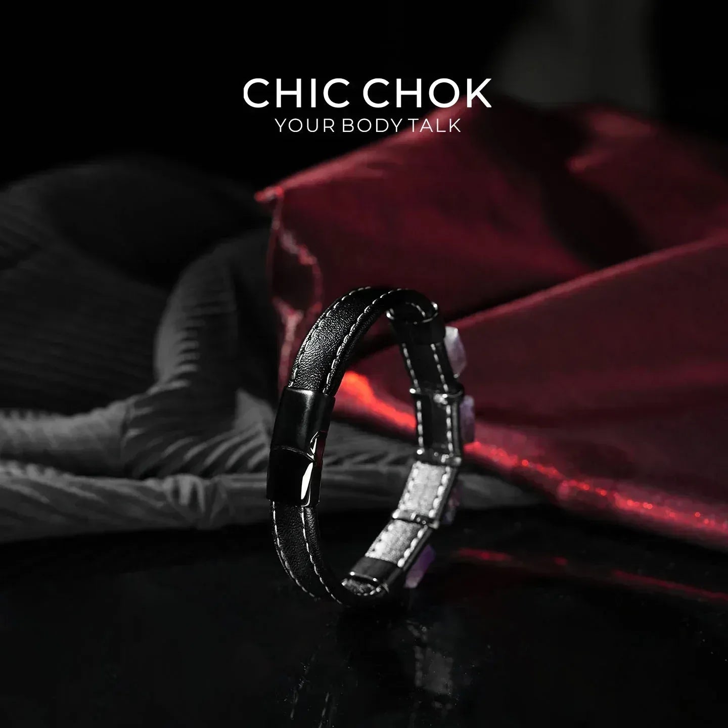 Midnight Amethyst - CHICCHOK - Bracelet, Crystal Bracelet