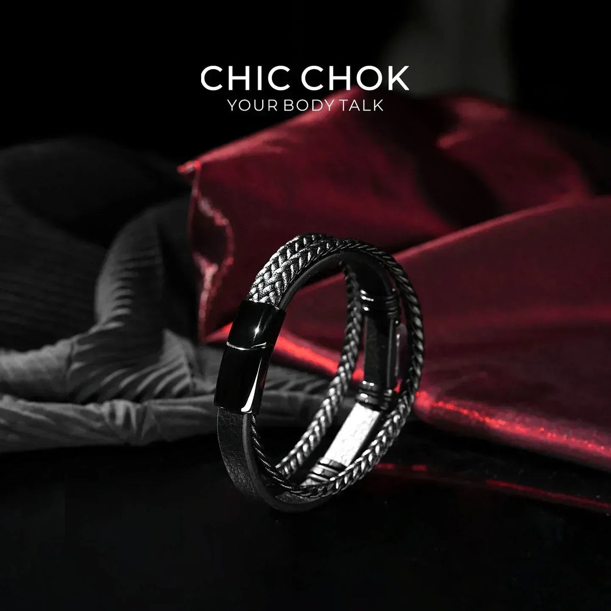 Violet Stillness - CHICCHOK - Bracelet, Crystal Bracelet