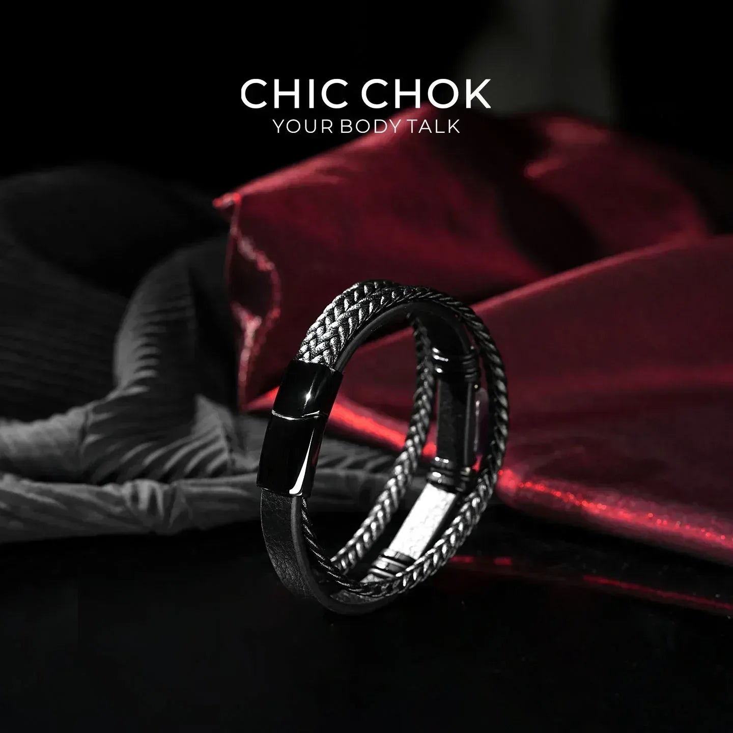 Violet Stillness - CHICCHOK - Bracelet, Crystal Bracelet