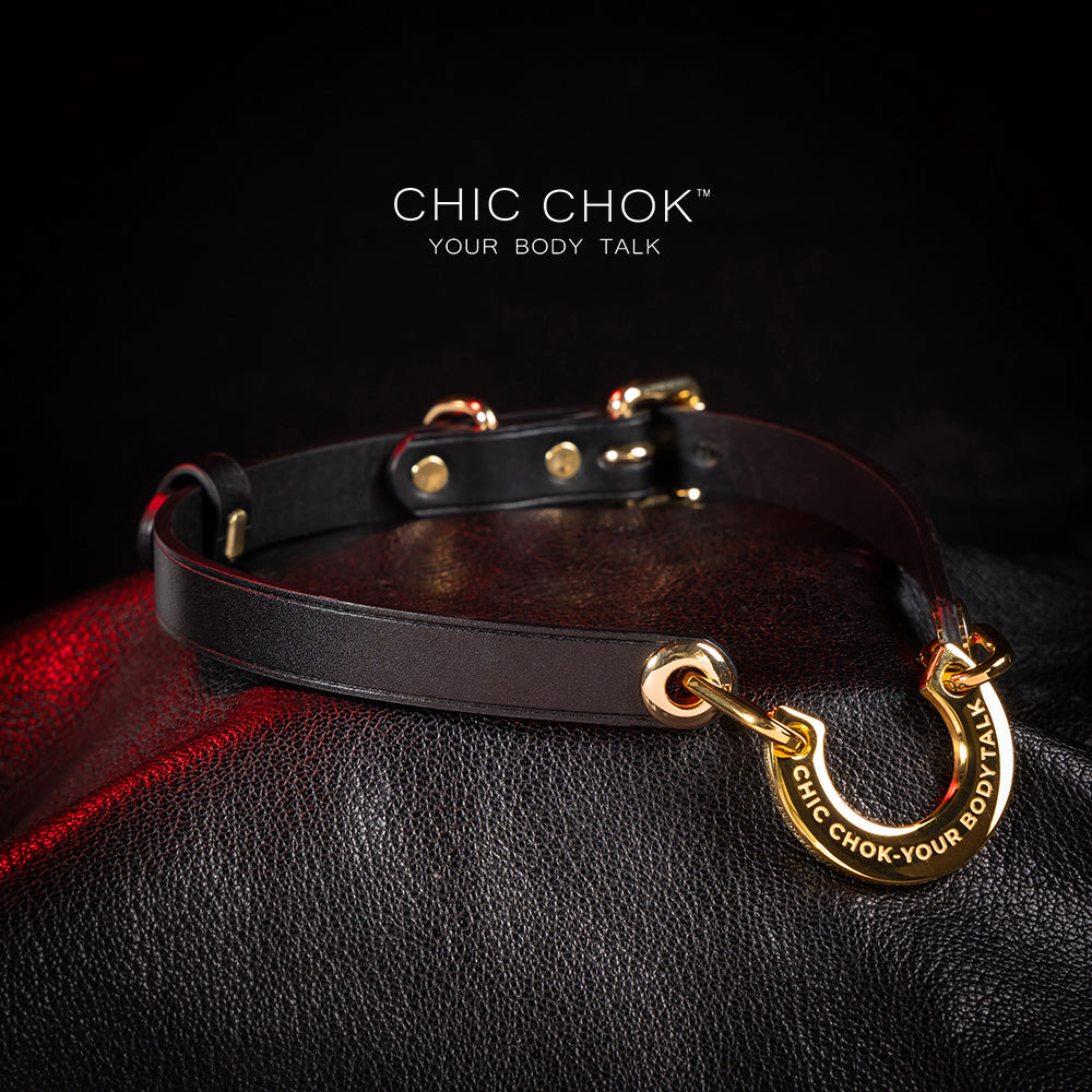 C-shaped necklace, personality and luck, high-quality leather