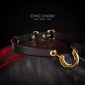 C-shaped necklace, personality and luck, high-quality leather