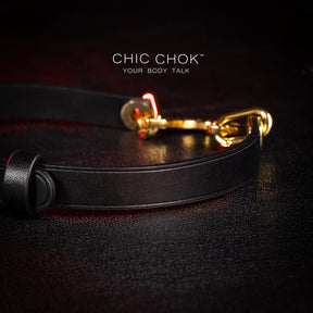 C-shaped necklace, personality and luck, high-quality leather