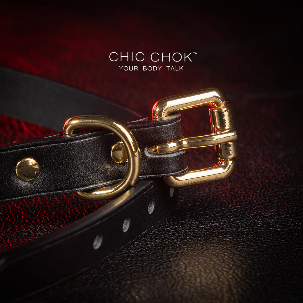 C-shaped necklace, personality and luck, high-quality leather