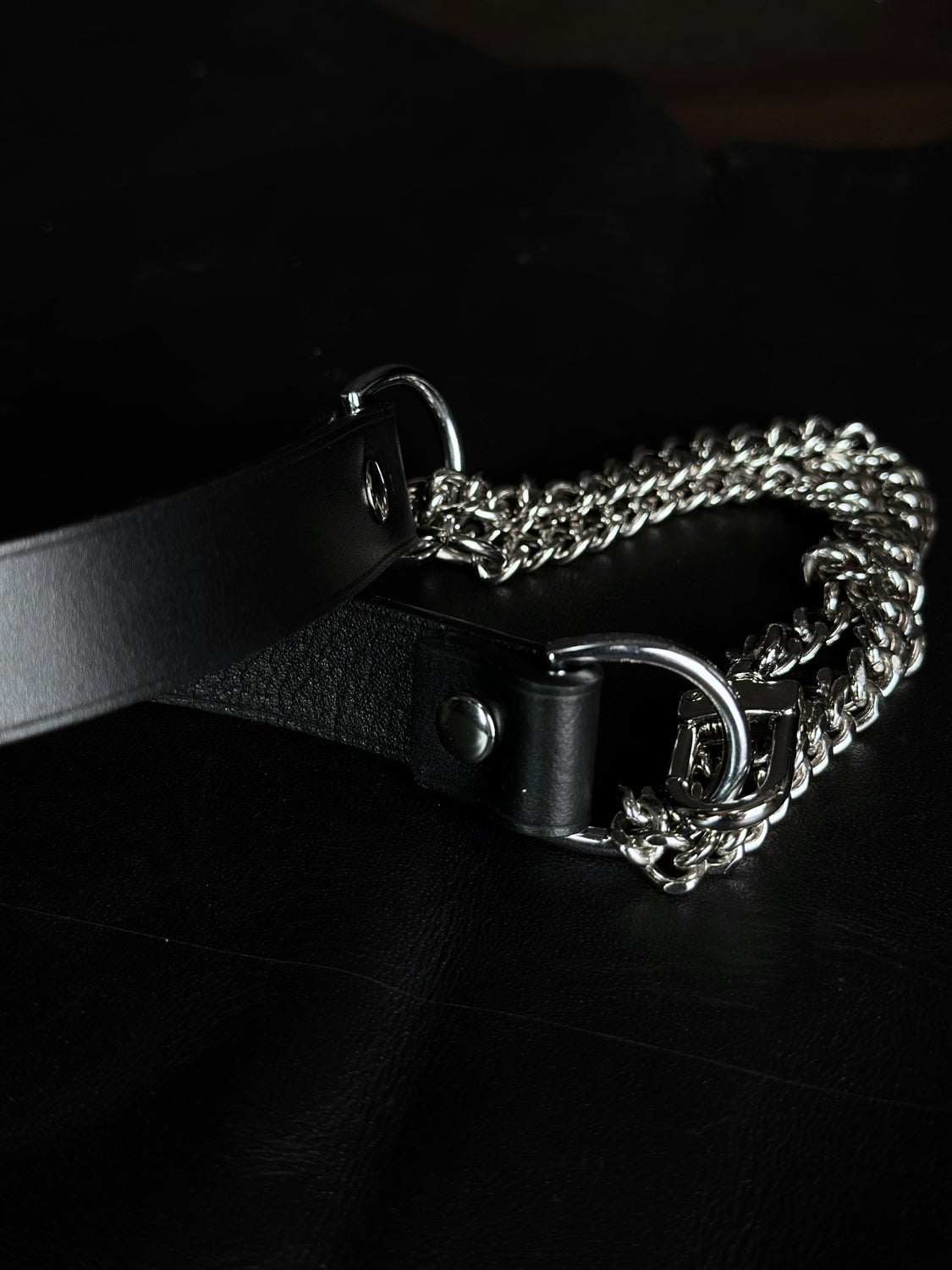 chicchok breathless choker black silver fashion